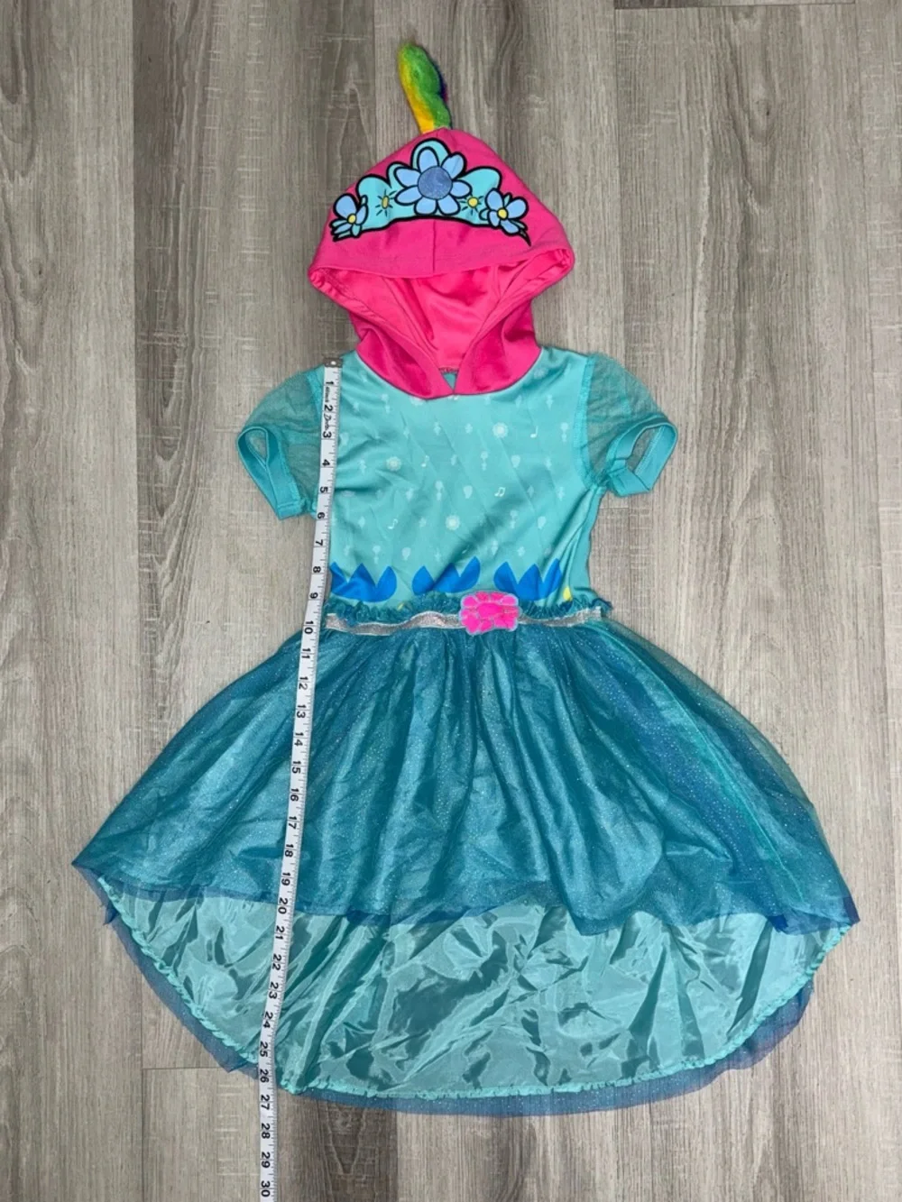 Bundle of 2 LOL Surprise & Trolls World Tour Hooded Dress Costumes XS (4/5)